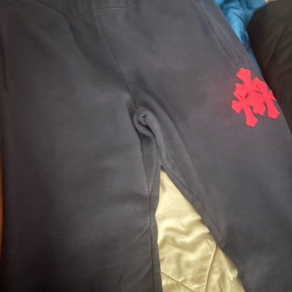 Chrome Hearts Black and Red Joggers for Ultimate Comfort